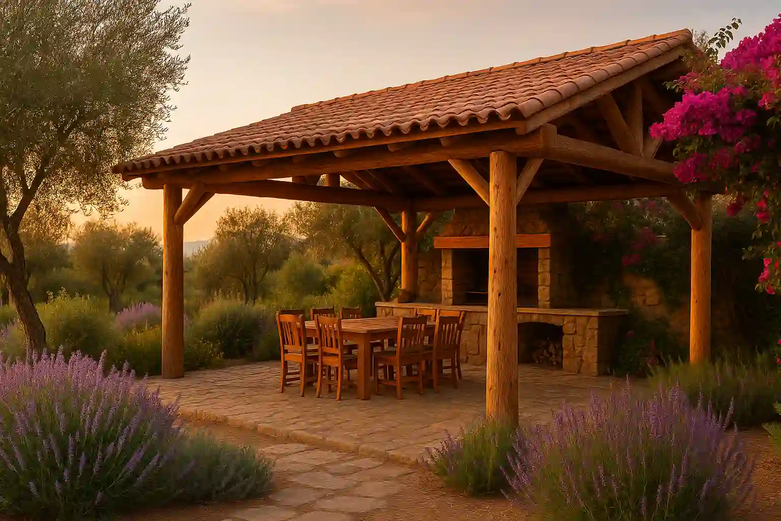 Quinchos Rústicos de Madera en Santiago: Diseño y Estilo Campestre