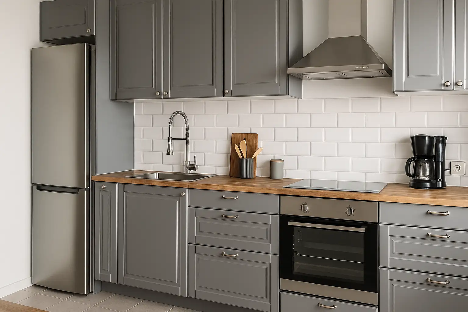 Cocina moderna y funcional.
