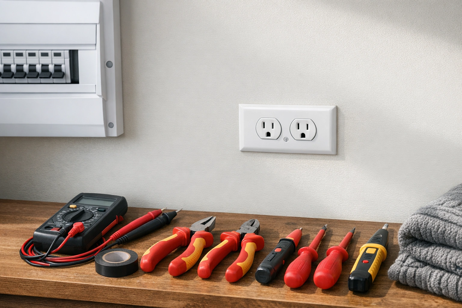 Revisión de enchufes y seguridad eléctrica antes del invierno