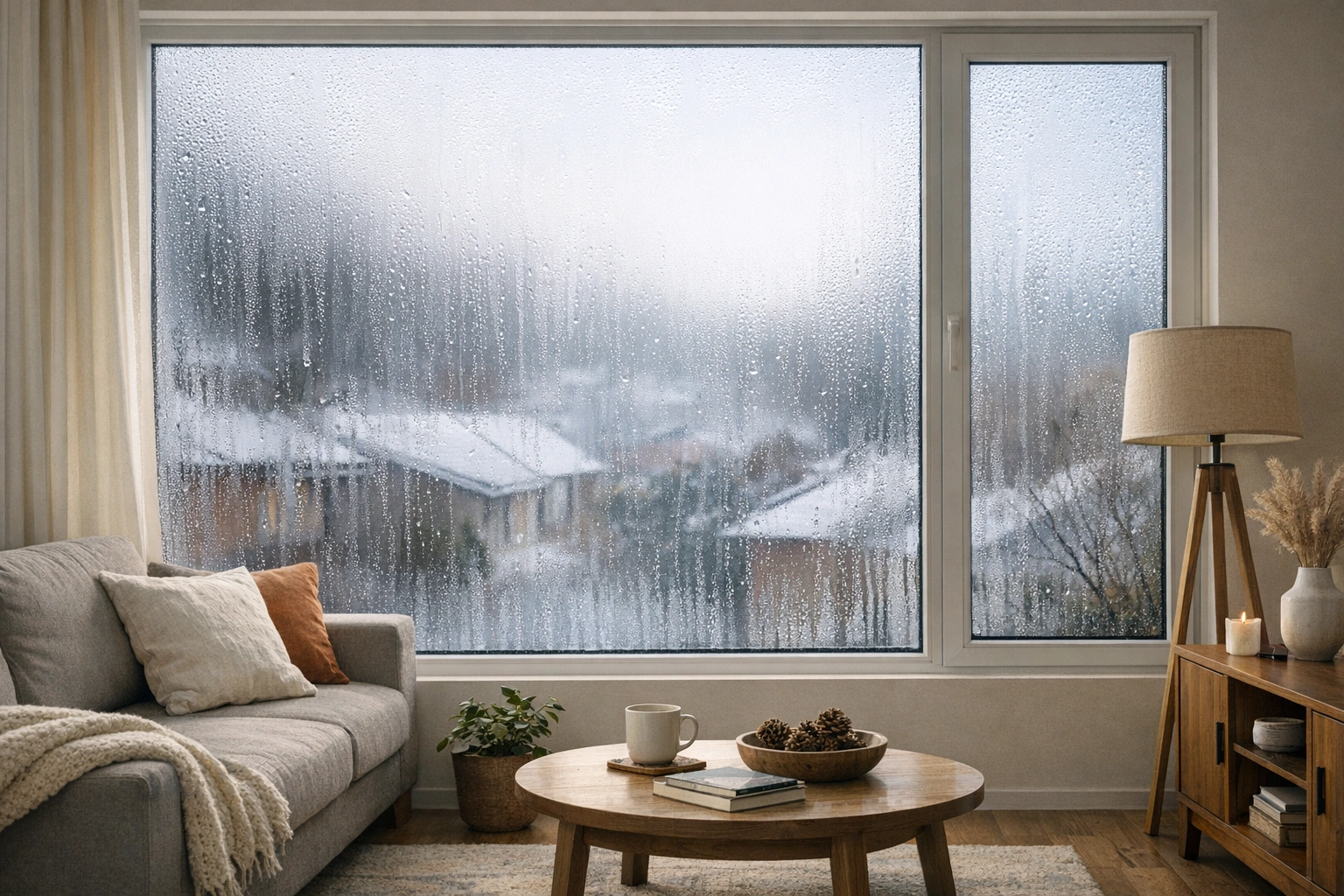 Condensación en ventanas en invierno: causas y soluciones