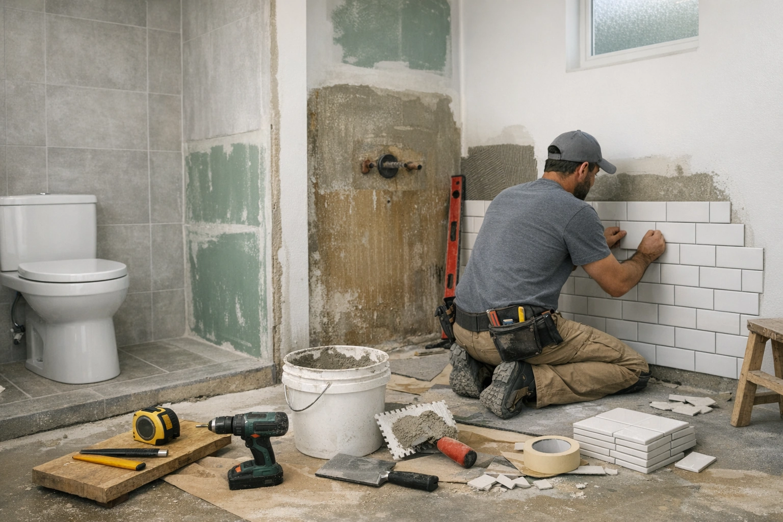 Errores comunes al remodelar un baño pequeño