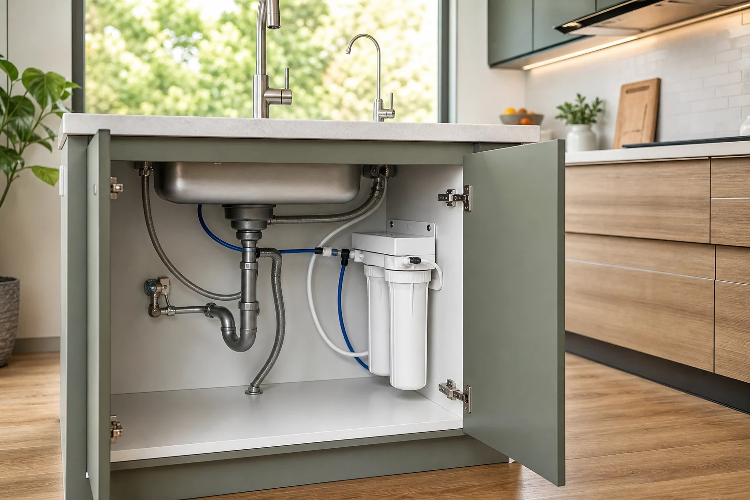 ¿Cuánto cuesta instalar un filtro de agua bajo el lavaplatos en Chile?