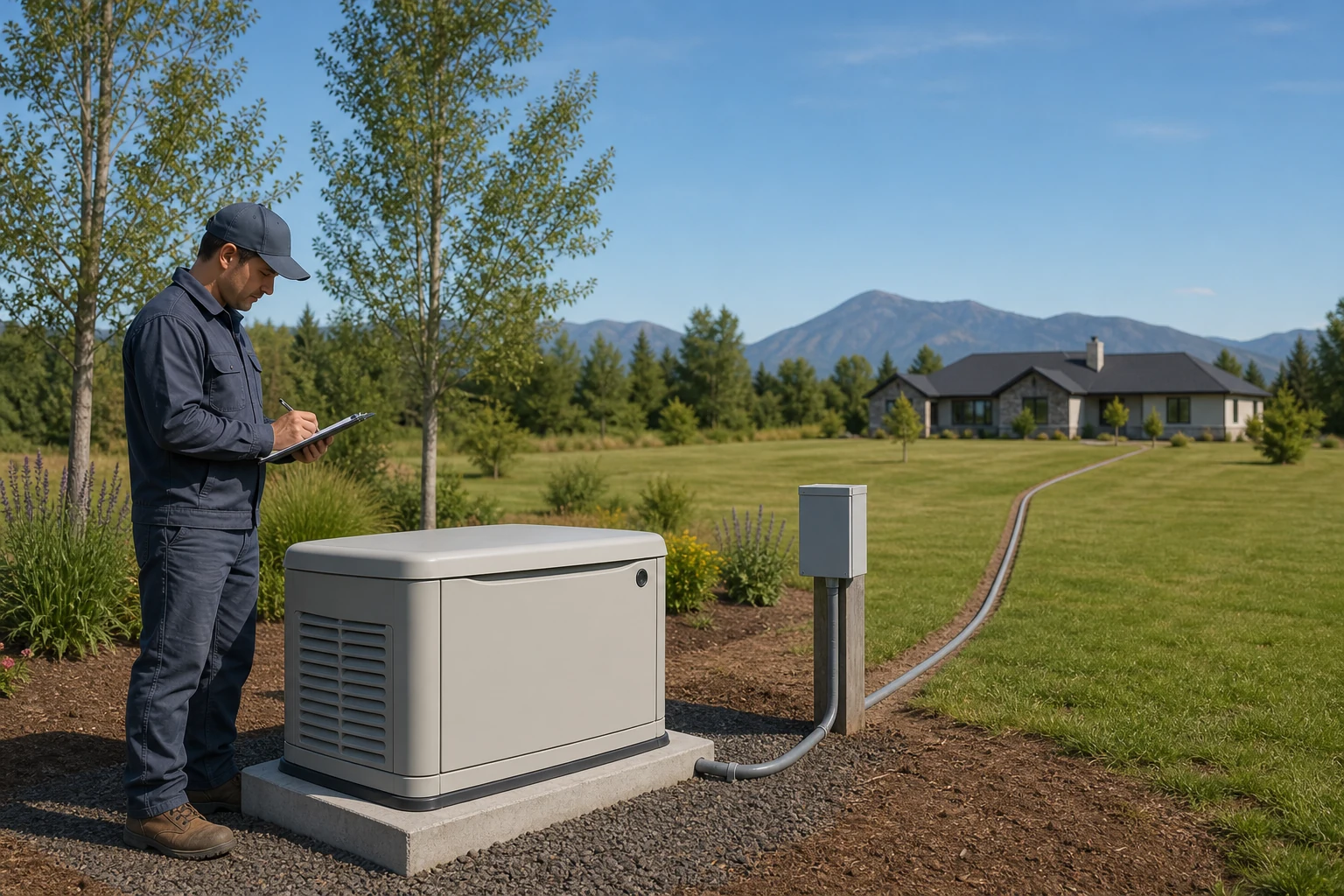 ¿Cuánto cuesta instalar un generador eléctrico de respaldo en una casa?