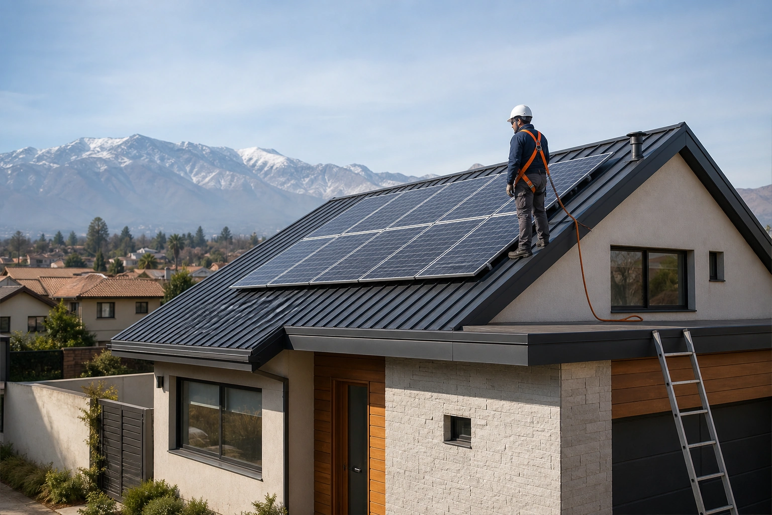¿Cuánto cuesta instalar paneles solares en una casa en Chile?