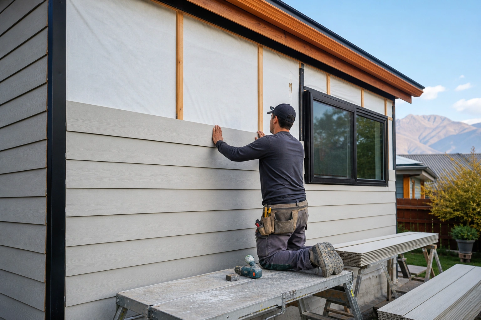 ¿Cuánto cuesta instalar revestimiento exterior en una casa?