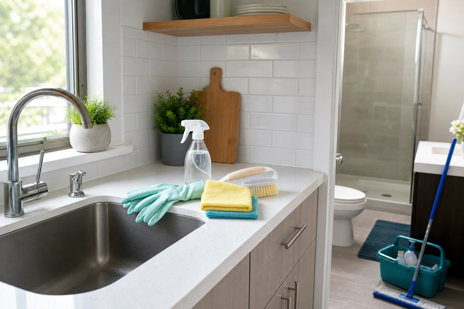 ¿Cuánto cuesta una limpieza profunda de cocina o baño?