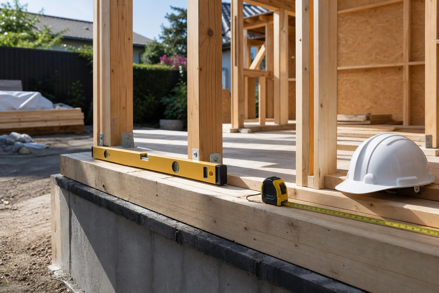 Revisión de medidas y estructura para ampliar una vivienda