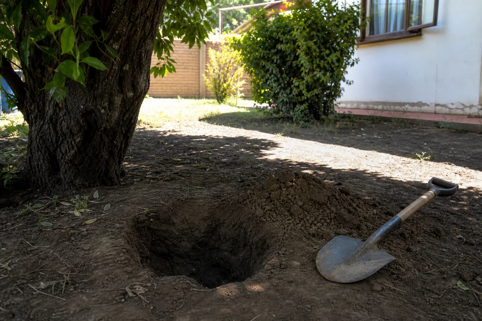 Revisión del suelo y de las zonas de sol y sombra antes de diseñar un jardín