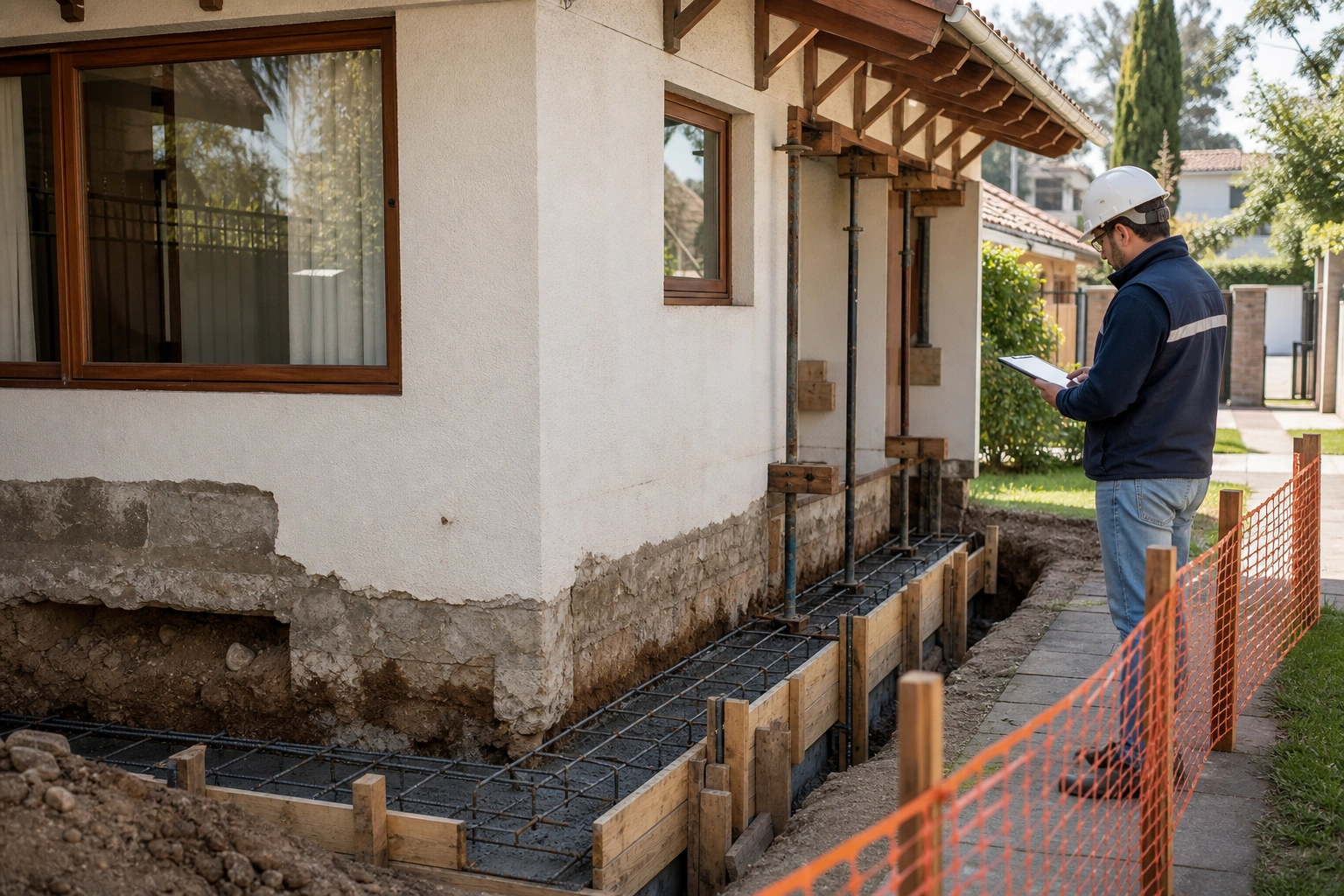 ¿Cuánto cuesta reparar o reforzar los cimientos de una casa en Chile?